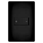 Interruptor Fame Habitat Bipolar Simples Preto