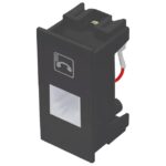 Modulo De Telefone Fame Habitat Rj11 2v Preto