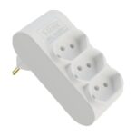 Pino Multiplicador 3 Saidas Fame 2p+t 10a Branco