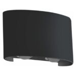 Arandela G-light Lia Led Sobrepor 6f 3000k 6w Preto