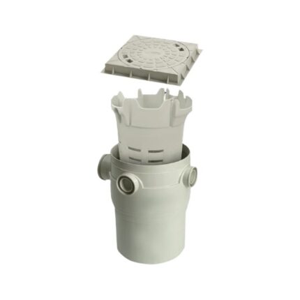 Caixa De Gordura Amanco Dn 0300 C/ Cesto E Tampa - P