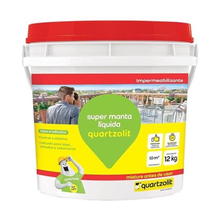 Super Manta Liquida Quartzolit 12kg Branca