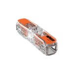 Conector De Juncao Wago 2 Entradas 4mm 221-2411 Flowpack