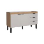 Gabinete Cozimax Mad Flamingo 120 Jequitiba/Nude