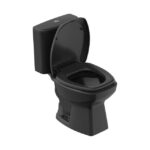 Kit Completo Roca Bacia Com Caixa Acopla Thema Preto