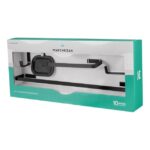 Kit Para Banheiro Marchezan Charm 5 Pcs Preto Fosco