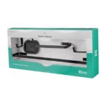 Kit Para Banheiro Marchezan Fit Preto Fosco 17000