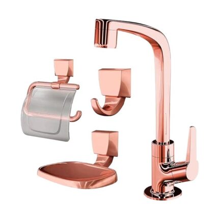 Kit Lorenzetti Rose Gold F71 2004 + Torneira