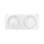 Tanque Fibrasol Sintetico Duplo 140x62cm Branco Ref: 24885