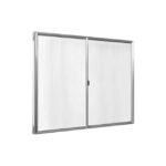 Janela Aluminio Natur Canelado 0,50x1,20 2 Fls Ref: 20632 (A X L)