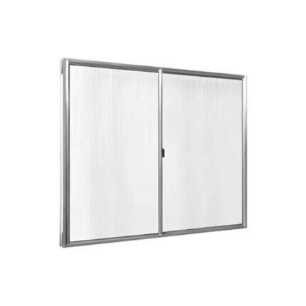Janela Aluminio Natur Canelado 0,50x1,20 2 Fls Ref: 20632 (A X L)