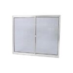 Janela Aluminio Natur Canelado 1,00x0,80 2 Fls Ref: 20577 (A X L)