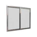 Janela Aluminio Smg Natur Canelado 0,80x0,80 2 Fls Ref: 67046.0 (A X L)