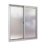 Janela Aluminio Natur Liso 0,50x1,00 2 Fls Ref: 20813 (A X L)